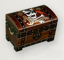 Locking pirate chests
