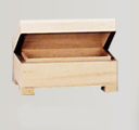 Unfinished wooden boxes for arts and crafts