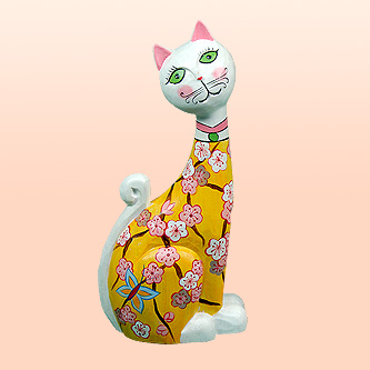 Painted Cat Blooming Cherry Yellow Chocolate
