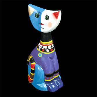 Painted Egyptian Cat