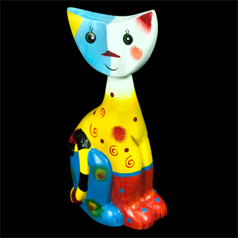 Funky Cat Swirls